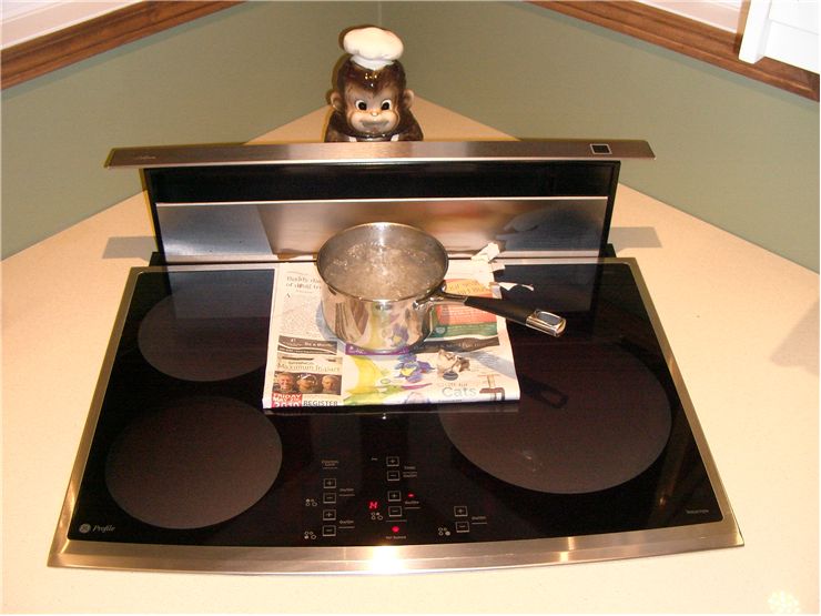 Picture Of Induction Cooking Surface Boiling Water