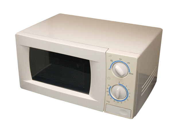 Picture Of White Modern Microwave Oven